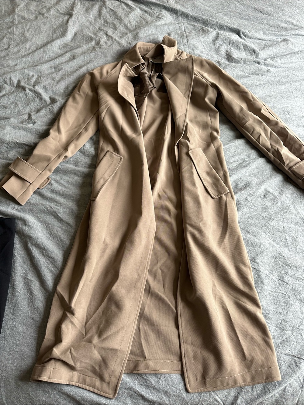 Babaton Long Tan Trench Coat